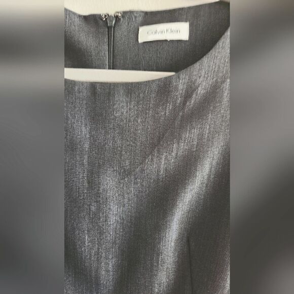 WOMEN'S EUC CALVIN KLEIN DRESS BLACK/GRAY COLOR SIZE 8 GREIT CONDITION. - Picture 4 of 4